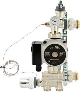 Узел насосно-смесительный с насосом GTO 25-6S 130 Uni-fitt Solomix 470S1203, 1