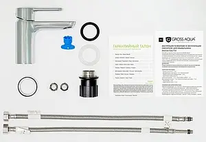 Смеситель для раковины Gross Aqua Loft хром 6241298C, 3