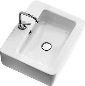 Раковина Kerasan Ego 50 белый 324101*1 Раковина Kerasan Ego 50 белый 324101*1, 1