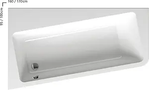 Ванна акриловая Ravak 10° 170x100 L C811000000 Ванна акриловая Ravak 10° 170x100 L C811000000, 3