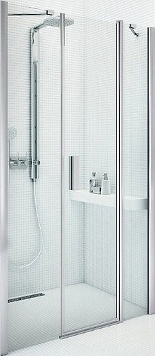 Дверь в нишу 1100мм прозрачное стекло Roltechnik Tower Line TDO1+TBD/900*240 724-9000000-00-02+744-0180000-00-02