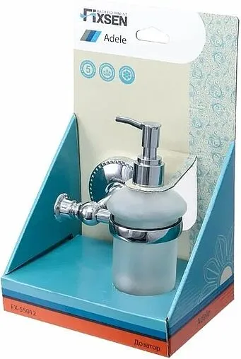 Дозатор для жидкого мыла Fixsen Adele хром FX-55012