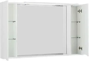 Шкаф-зеркало BelBagno FLY-MARINO 120 Bianco Lucido MARINO-SPC-1200/750-2A-BL-P, 5