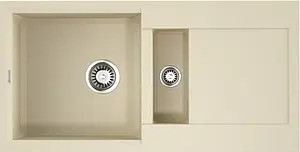 Мойка кухонная Omoikiri Sakaime 86-2-BE ваниль 4993118, 1