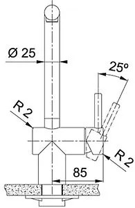 Смеситель для кухни Franke Atlas Neo чёрный матовый 115.0550.424 Смеситель для кухни Franke Atlas Neo чёрный матовый 115.0550.424, 3