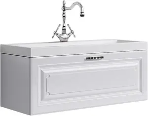 Тумба-умывальник подвесная Aqwella Empire 100 белый Emp.01.10/W+Inf.10.04.D Тумба-умывальник подвесная Aqwella Empire 100 белый Emp.01.10/W+Inf.10.04.D, 1