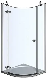 Душевое ограждение 1000x1000мм прозрачное стекло Roltechnik Elegant Line GR1/1000 L 130-100000L-00-02 Душевое ограждение 1000x1000мм прозрачное стекло Roltechnik Elegant Line GR1/1000 L 130-100000L-00-02, 3