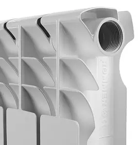 Радиатор алюминиевый 8 секций Rommer Optima 500 RAL-0210-050008, 3