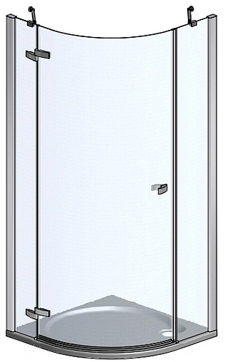 Душевое ограждение 1000x1000мм прозрачное стекло Roltechnik Elegant Line GR1/1000 L 130-100000L-00-02