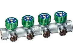 Коллектор регулирующий проходной 4 отвода ¾&quot;в/в x М24x19 Far MultiFAR FK 3855 C34