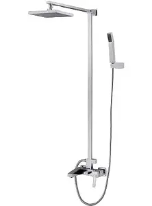 Душевая система со смесителем для ванны Cezares Quattro хром QUATTRO-C-CVD-01 Душевая система со смесителем для ванны Cezares Quattro хром QUATTRO-C-CVD-01, 1