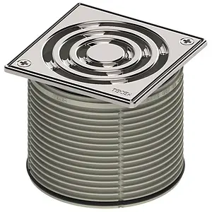 Решетка для трапа с фиксатором TECEdrainpoint S Quadratum 100x100мм 3660009 Решетка для трапа с фиксатором TECEdrainpoint S Quadratum 100x100мм 3660009, 1