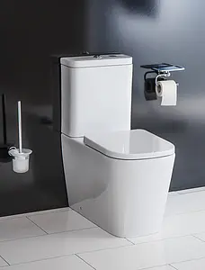 Унитаз-компакт безободковый BelBagno Albano белый BB120CPR+BB120T Унитаз-компакт безободковый BelBagno Albano белый BB120CPR+BB120T, 3