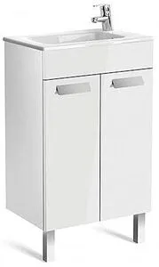 Тумба-умывальник Roca Debba 50 белый глянец ZRU9302710+32799J00Y Тумба-умывальник Roca Debba 50 белый глянец ZRU9302710+32799J00Y, 1