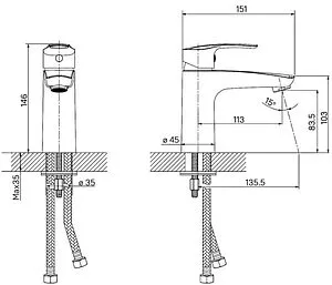 Смеситель для раковины IDDIS Ray белый матовый RAYWT00i01 Смеситель для раковины IDDIS Ray белый матовый RAYWT00i01, 2