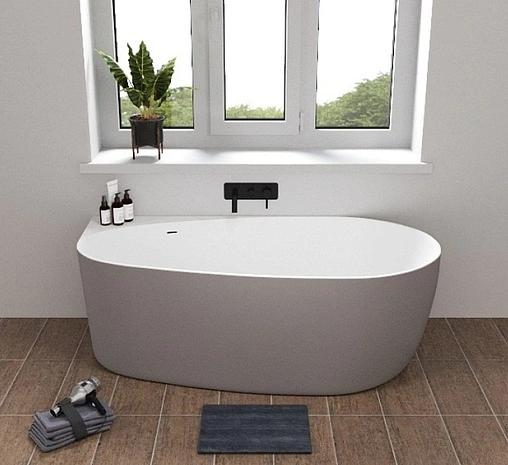 Ванна акриловая отдельностоящая Allen Brau Priority 2 170x80 белый матовый/панель платина 2.31002.21/PGM Ванна акриловая отдельностоящая Allen Brau Priority 2 170x80 белый матовый/панель платина 2.31002.21/PGM