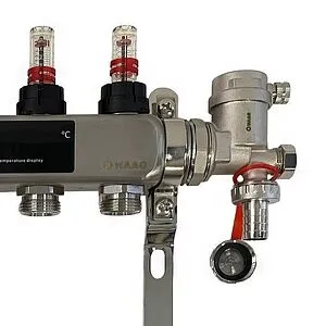 Группа коллекторная с расходомерами 12 отводов 1"в/в x ¾"ек WAAG WG.589.0612.F Группа коллекторная с расходомерами 12 отводов 1"в/в x ¾"ек WAAG WG.589.0612.F, 4
