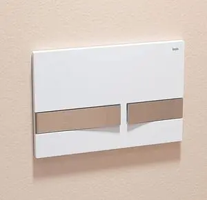 Клавиша смыва для унитаза IDDIS Unifix UNI06WCi77 кнопки/хром , рамка/белый, 5