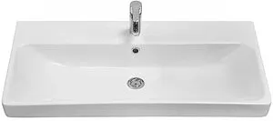 Тумба-умывальник подвесная Aquaton Либерти 90 дуб эльвезия/белый глянец 1A2799K0LYC70, 3