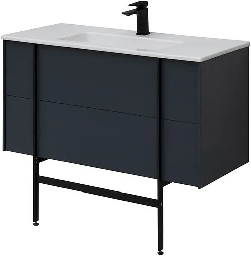 Тумба под умывальник подвесная Allen Brau Reality 100 антрацит 1.32007.AM