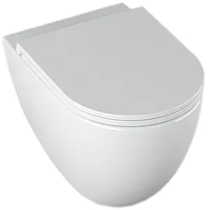 Унитаз подвесной безободковый ISVEA Infinity белый матовый 10NF02001SV-2L Унитаз подвесной безободковый ISVEA Infinity белый матовый 10NF02001SV-2L, 1