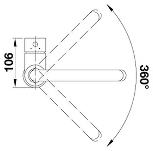 Смеситель для кухни Blanco Mida жемчужный 524210 Смеситель для кухни Blanco Mida жемчужный 524210, 3