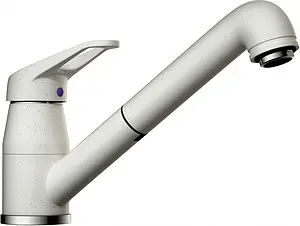 Смеситель для кухни с выдвижным изливом Omoikiri Tateyama-S PA пастила 4994173 Смеситель для кухни с выдвижным изливом Omoikiri Tateyama-S PA пастила 4994173, 1