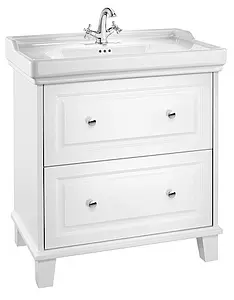 Тумба-умывальник напольная Roca Carmen 80 белый матовый 851369415, 1