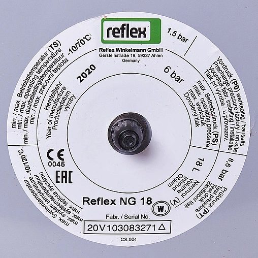 Расширительный бак Reflex NG 18л 6 бар 8250100