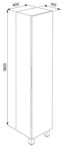 Шкаф-пенал напольный с бельевой корзиной IDDIS Harizma белый HAR4000i97 Шкаф-пенал напольный с бельевой корзиной IDDIS Harizma белый HAR4000i97