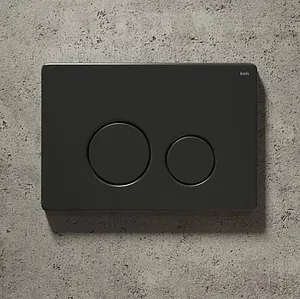 Клавиша смыва для унитаза IDDIS Unisteel 001 UNS01MBi77 черный матовый, 3