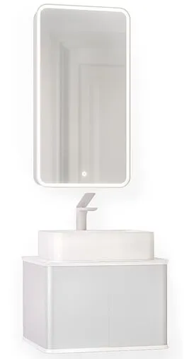 Шкаф-зеркало Jorno Pastel 46 R белый жемчуг Pas.03.46/W