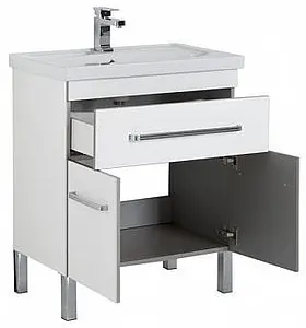 Тумба-умывальник напольная Aquanet Сиена 70 белый 00189223+00185343 Тумба-умывальник напольная Aquanet Сиена 70 белый 00189223+00185343, 5