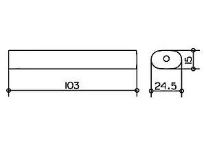 Держатель для запасных рулонов Keuco Edition 400 хром 11563010000 Держатель для запасных рулонов Keuco Edition 400 хром 11563010000, 3