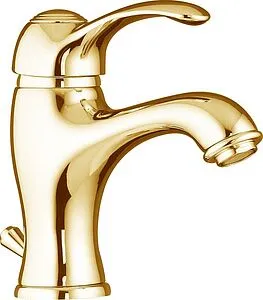 Смеситель для раковины Fiore Jafar золото 47GO5221, 4