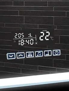 Зеркало с подсветкой Continent Demure Led 80x60 с музыкальным блоком, с подогревом (2 сенсорноеные кнопки) белый Зеркало с подсветкой Continent Demure Led 80x60 с музыкальным блоком, с подогревом (2 сенсорноеные кнопки) белый, 5