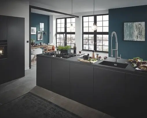 Мойка кухонная Grohe K700U-61 черный гранит 31655AP0