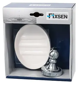 Мыльница Fixsen Style хром/белый FX-41108 Мыльница Fixsen Style хром/белый FX-41108, 2