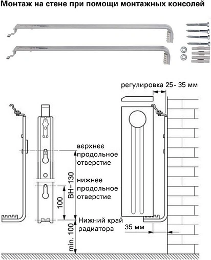 Радиатор стальной панельный Viessmann Vitoset тип 22 500 x 500 мм 7572393