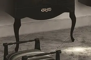 Ножки фигурные Aquaton Венеция чёрный 1A155403XX950, 2