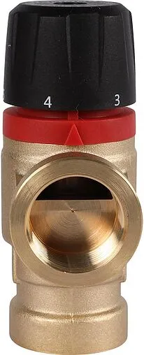 Трехходовой термостатический смесительный клапан ¾&quot; +20...+43°С Kvs 1.6 Rommer RVM-0111-164320