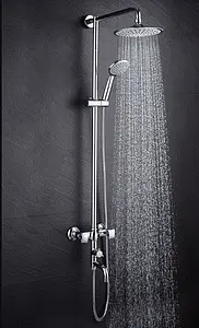 Душевая система со смесителем для ванны D&K Hessen.Goethe хром DA1384741E09 Душевая система со смесителем для ванны D&K Hessen.Goethe хром DA1384741E09, 3