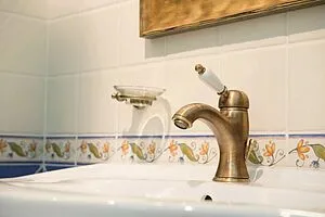 Смеситель для раковины Fiore Imperial бронза/белый 83ZZ5221, 3