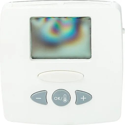 Проводной комнатный терморегулятор НО/НЗ 24В WATTS WFHT-LCD SEN белый 10021108