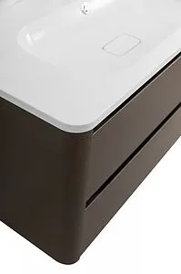 Тумба-умывальник подвесная Cezares Relax 80 оружейная сталь RELAX-800-2C-SO-GM+CZR-800/480-LV-MR-NV, 3