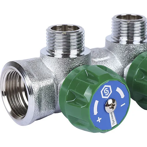 Коллектор регулирующий проходной 4 отвода ¾&quot;в/н x ½&quot;н Stout SMB-6849-341204