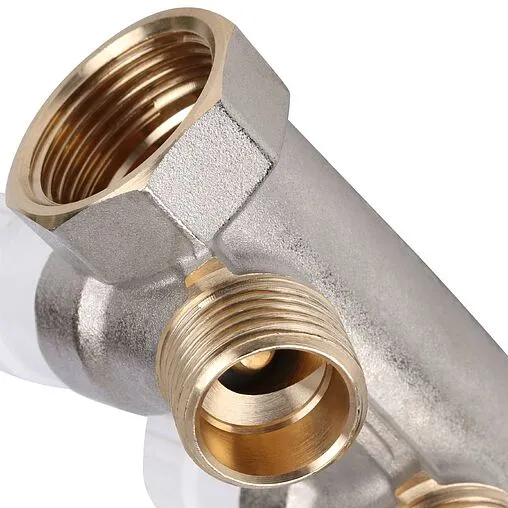 Коллектор регулирующий проходной 2 отвода ¾"в/н x ½"к Stout SMB 6851 341202 Коллектор регулирующий проходной 2 отвода ¾"в/н x ½"к Stout SMB 6851 341202