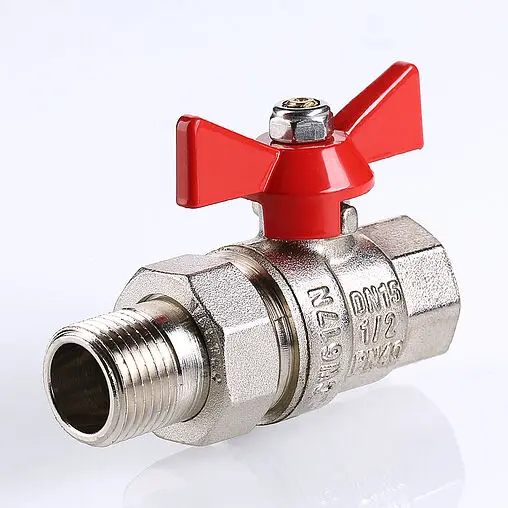 Кран шаровый с американкой ½"в x ½"н Valtec Base VT.227.N.04 Кран шаровый с американкой ½"в x ½"н Valtec Base VT.227.N.04