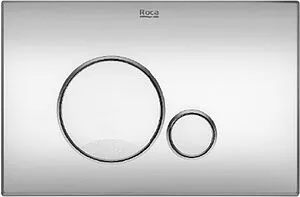Клавиша смыва для унитаза Roca One Luna ZRU9308362 черный глянцевый Клавиша смыва для унитаза Roca One Luna ZRU9308362 черный глянцевый, 1