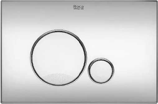 Клавиша смыва для унитаза Roca One Luna ZRU9308362 черный глянцевый